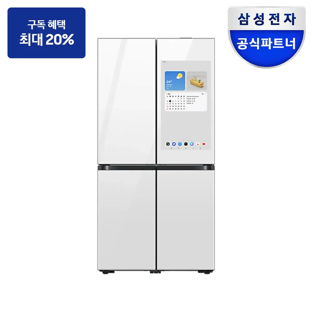 삼성 비스포크 AI 패밀리허브 4도어 864L (81.2cm, AI 푸드매니저) — 냉장고 구독 상품 그림