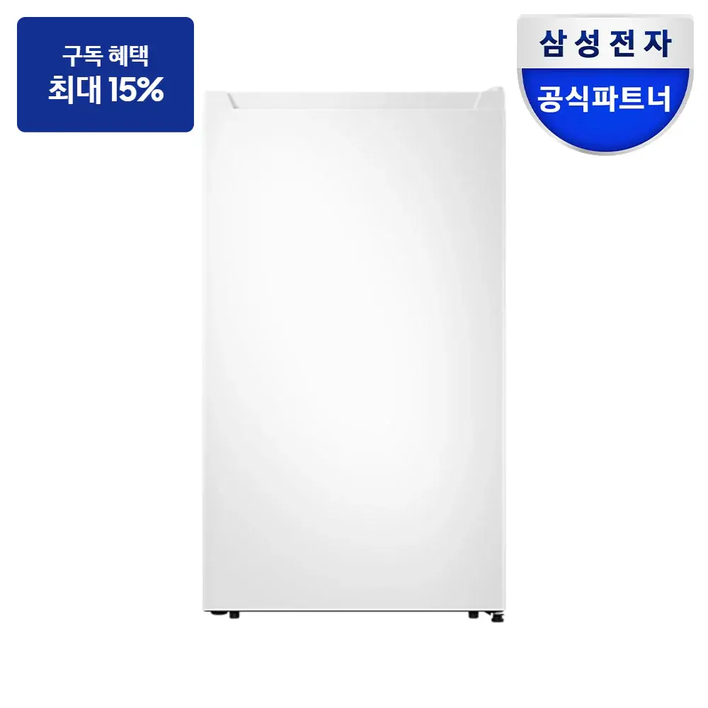 최대 혜택은 가입 조건에 따라 다르며, 구독료 지원은 대상 모델 최장 약정 기준 상당 멤버십포인트입니다. 삼성 냉장고 89L (냉장전용) — 냉장고 구독 상품 그림